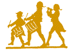 revolutionary soldiers marching clipart
