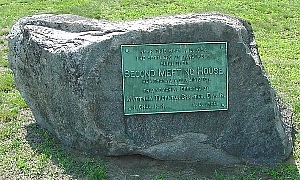 Second Meeting House Marker